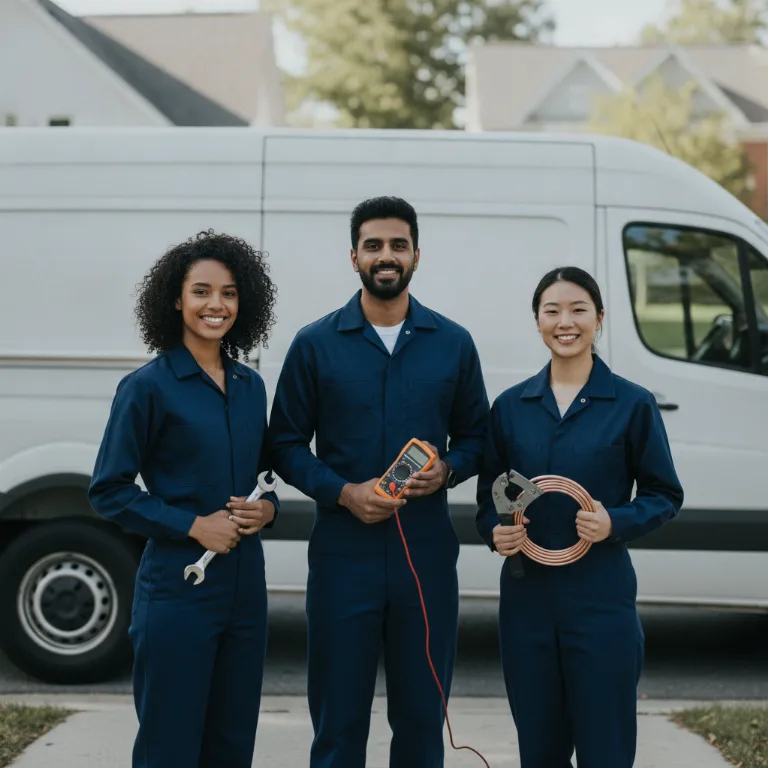 HVAC team in Mitcham